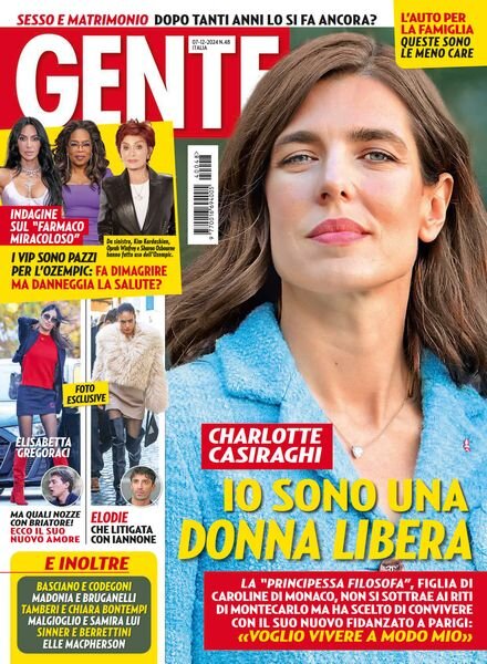 Gente Italia – 7 Dicembre 2024 Cover