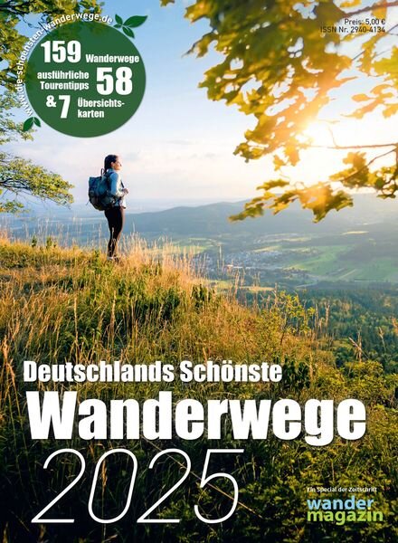 Germanys SchOnste Wanderwege – Januar 2025 Cover