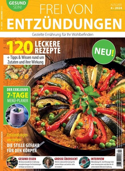 Gesund sein – Ausgabe 4 2024 Cover