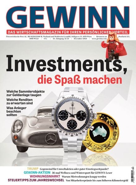 Gewinn – Dezember 2024 Cover