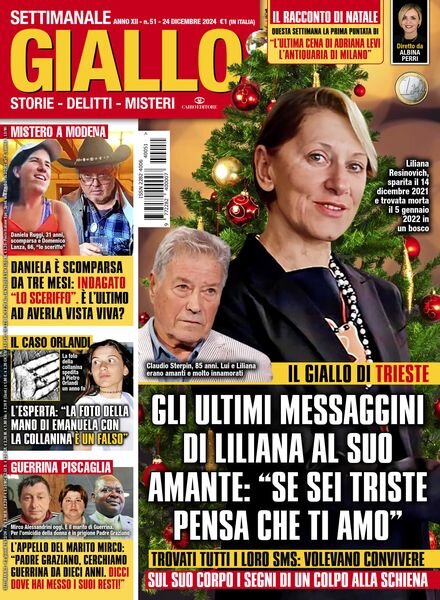 Giallo – 24 Dicembre 2024 Cover