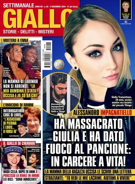 Giallo – 4 Dicembre 2024 Cover