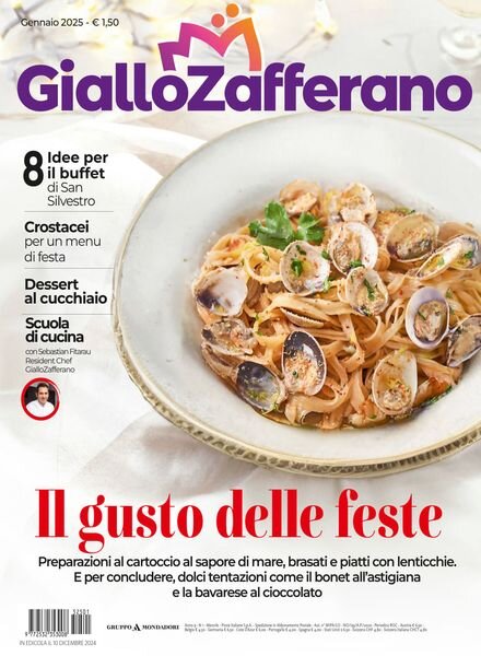 Giallo Zafferano – Gennaio 2025 Cover