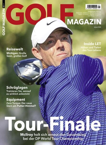 Golf Magazin – Januar 2025 Cover