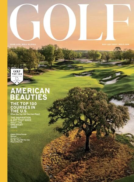 Golf Magazine USA – November-December 2024 Cover