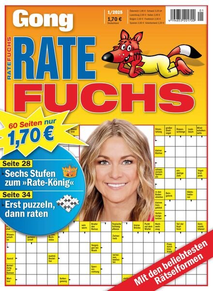 Gong Ratefuchs – Dezember 2024 Cover