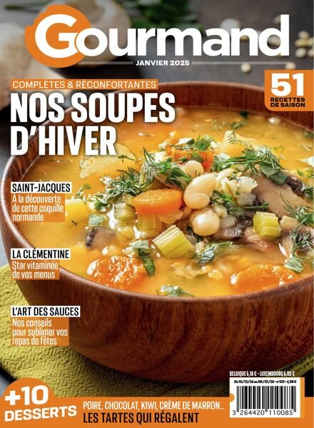 Gourmand – Janvier 2025 Cover