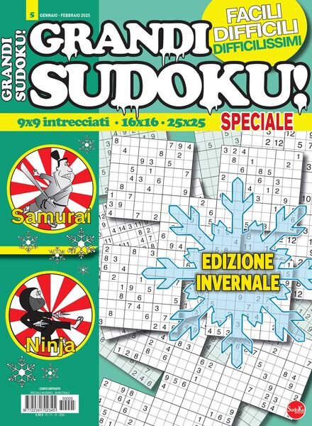 Grandi Sudoku – Gennaio-Febbraio 2025 Cover