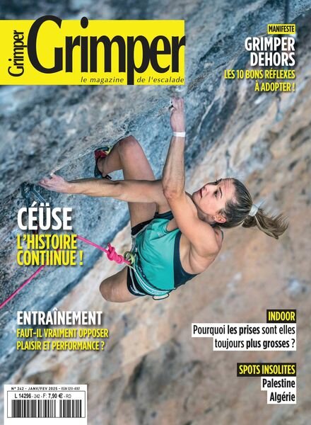 Grimper – Janvier-Fevrier 2025 Cover