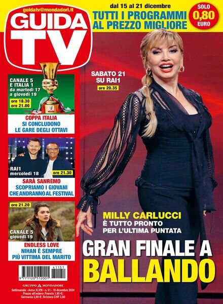 GuidaTV – 10 Dicembre 2024 Cover