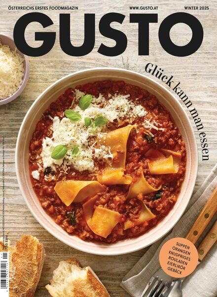 Gusto – Januar-Februar 2025 Cover