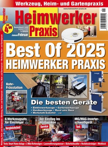 Heimwerker Praxis – Januar-Februar 2025 Cover