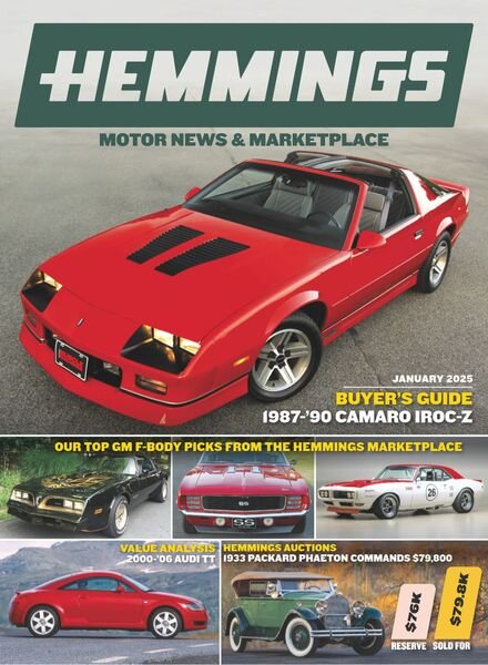 Hemmings Motor News – January 2025 Cover