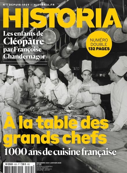 Historia Magazine – Decembre 2024 – Janvier 2025 Cover