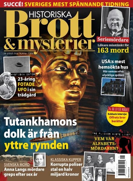 Historiska Brott & Mysterier – December 2024 Cover