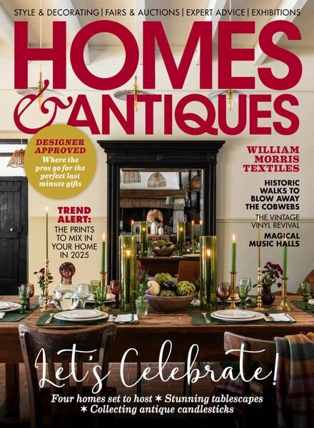 Homes & Antiques – January 2025 Cover