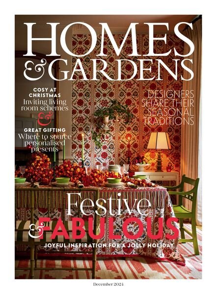 Homes & Gardens UK – December 2024 Cover