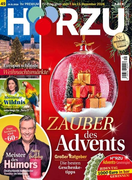 Horzu – 29 November 2024 Cover