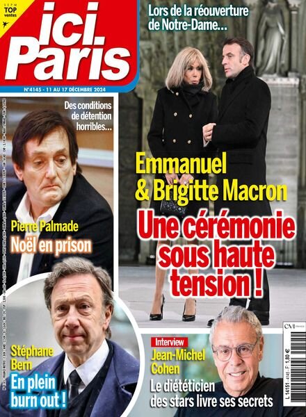 Ici Paris – 11 Decembre 2024 Cover