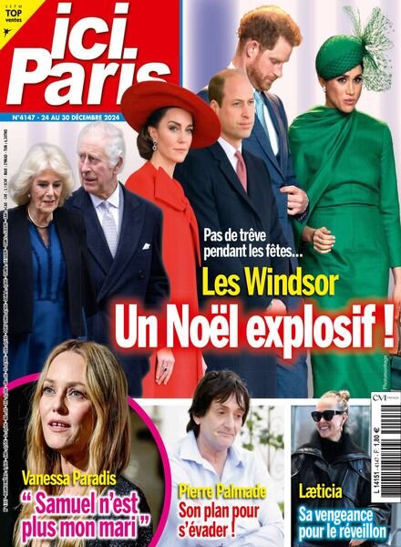 Ici Paris – 24 Decembre 2024 Cover