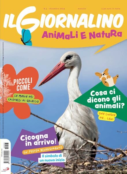 Il Giornalino Animali e natura – Dicembre 2024 Cover