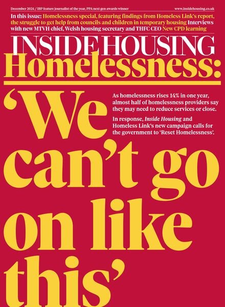 Inside Housing – December 2024 Cover
