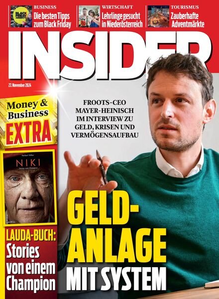 Insider Austria – 27 November 2024 Cover