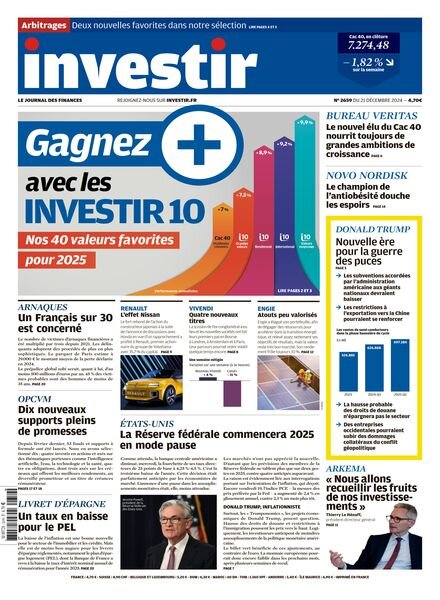 Investir – 21 Decembre 2024 Cover