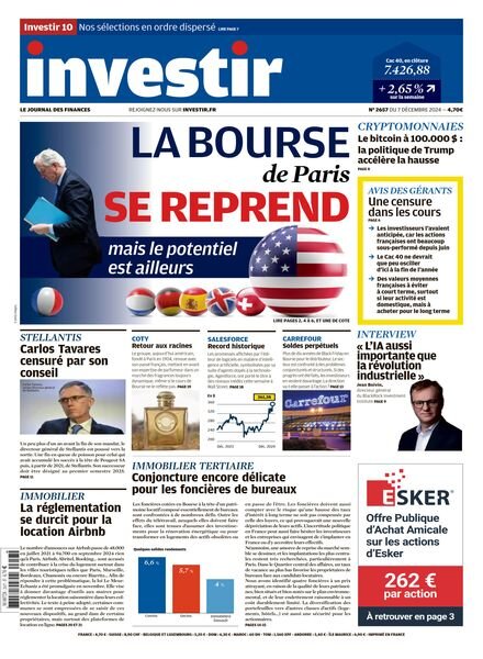 Investir – 7 Decembre 2024 Cover