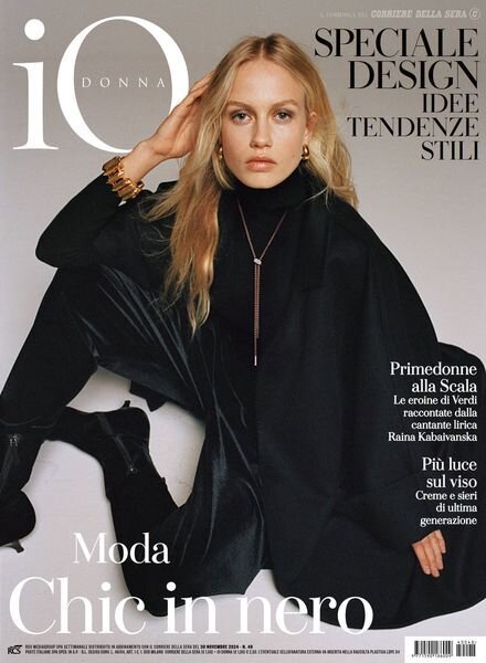 Io Donna del Corriere della Sera – 30 Novembre 2024 Cover