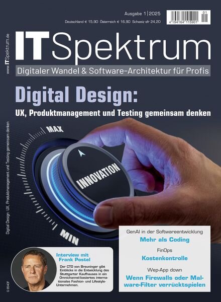 IT Spektrum – N 1 2025 Cover