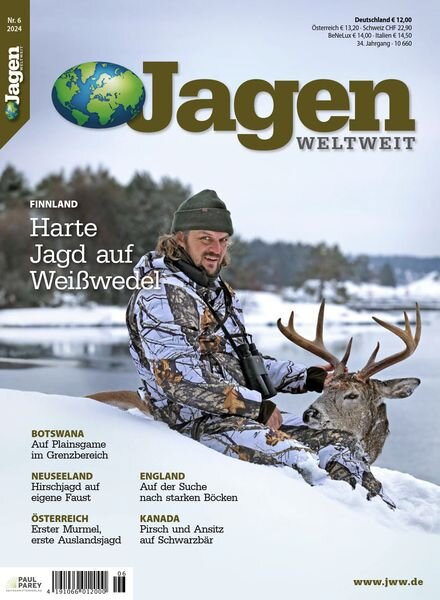 Jagen Weltweit – Nr 6 2024 Cover