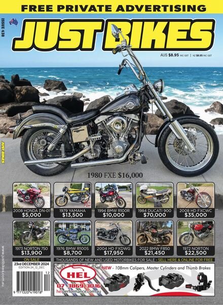 Just Bikes – December 2024 Cover