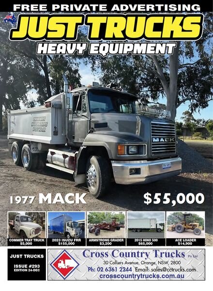 Just Trucks & Heavy Equipment – November 2024 Cover
