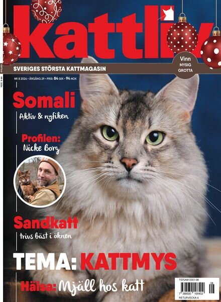 Kattliv – November 2024 Cover
