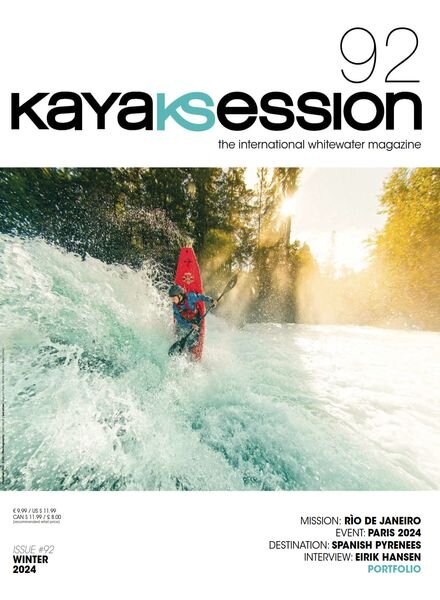 Kayak Session Magazine – Winter 2024 Cover