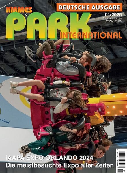 Kirmes & Park International Deutsche Ausgabe – Januar 2025 Cover