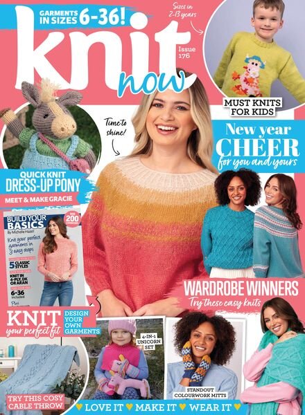 Knit Now – Issue 176 2024 Cover