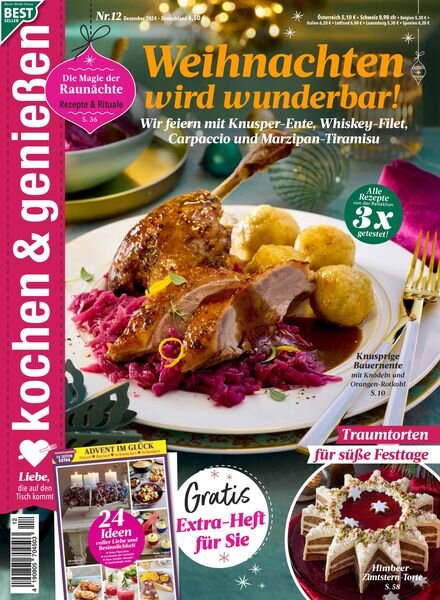 Kochen & Geniessen – November 2024 Cover