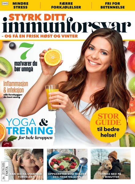 Kroppen Norge – Styrk immunforsvaret 2024 Cover