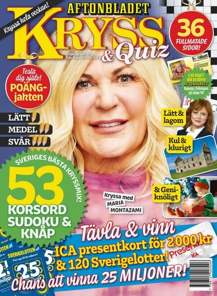 Kryss & Quiz – 23 December 2024 Cover