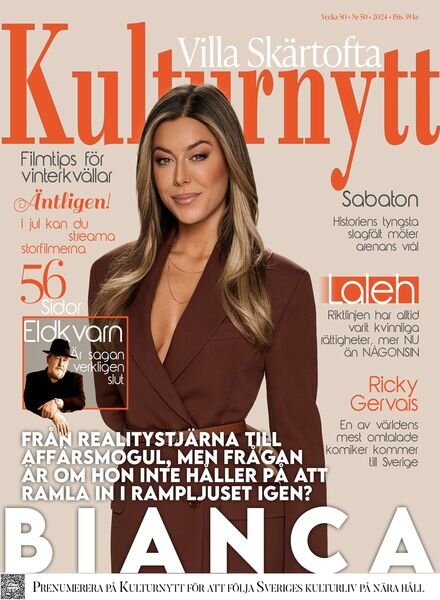 Kulturnytt – 13 December 2024 Cover