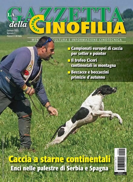 La Gazzetta Della Cinofilia Venatoria – Gennaio 2025 Cover