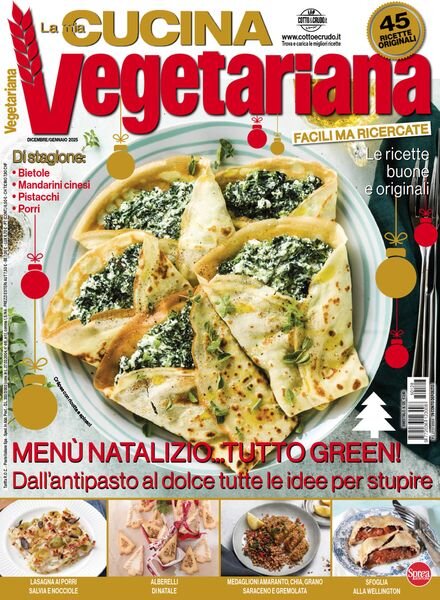 La Mia Cucina Vegetariana – Dicembre 2024 Cover