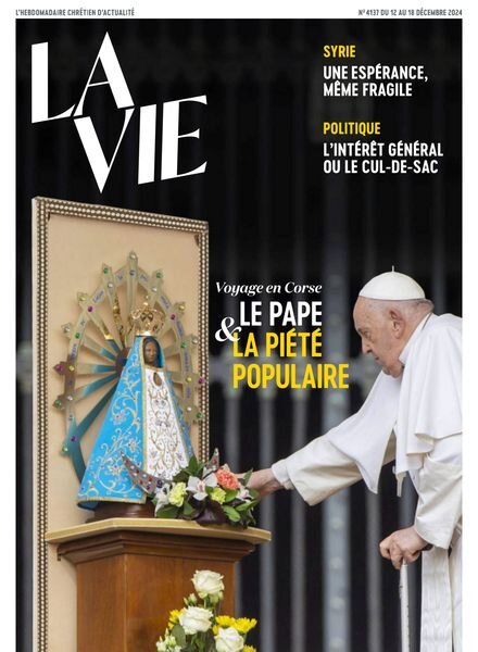 La Vie – 12 Decembre 2024 Cover