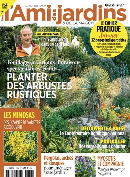 L’Ami des Jardins – Janvier 2025 Cover