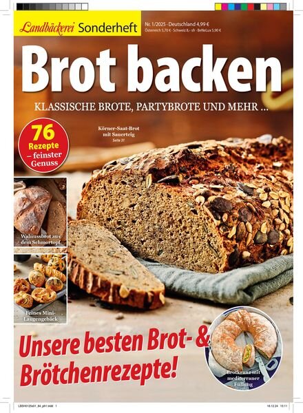 Landbackerei Sonderausgabe – Januar 2025 Cover