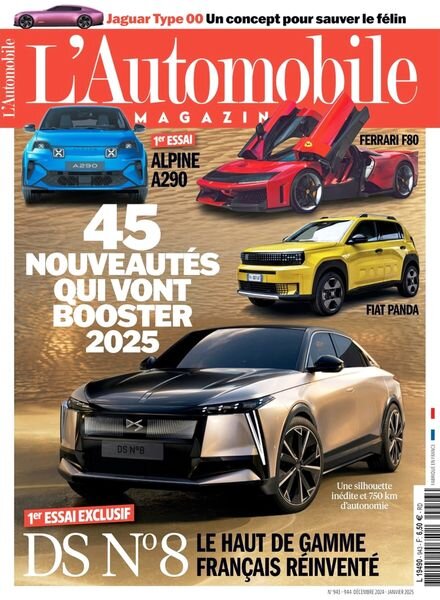 L’Automobile Magazine – Decembre 2024 – Janvier 2025 Cover
