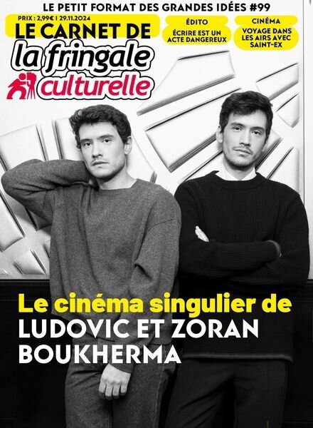 Le Carnet de La Fringale Culturelle – 29 Novembre 2024 Cover