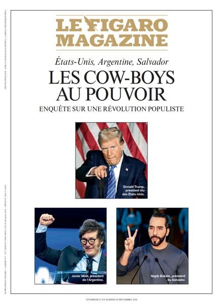 Le Figaro Magazine – 27 Decembre 2024 Cover